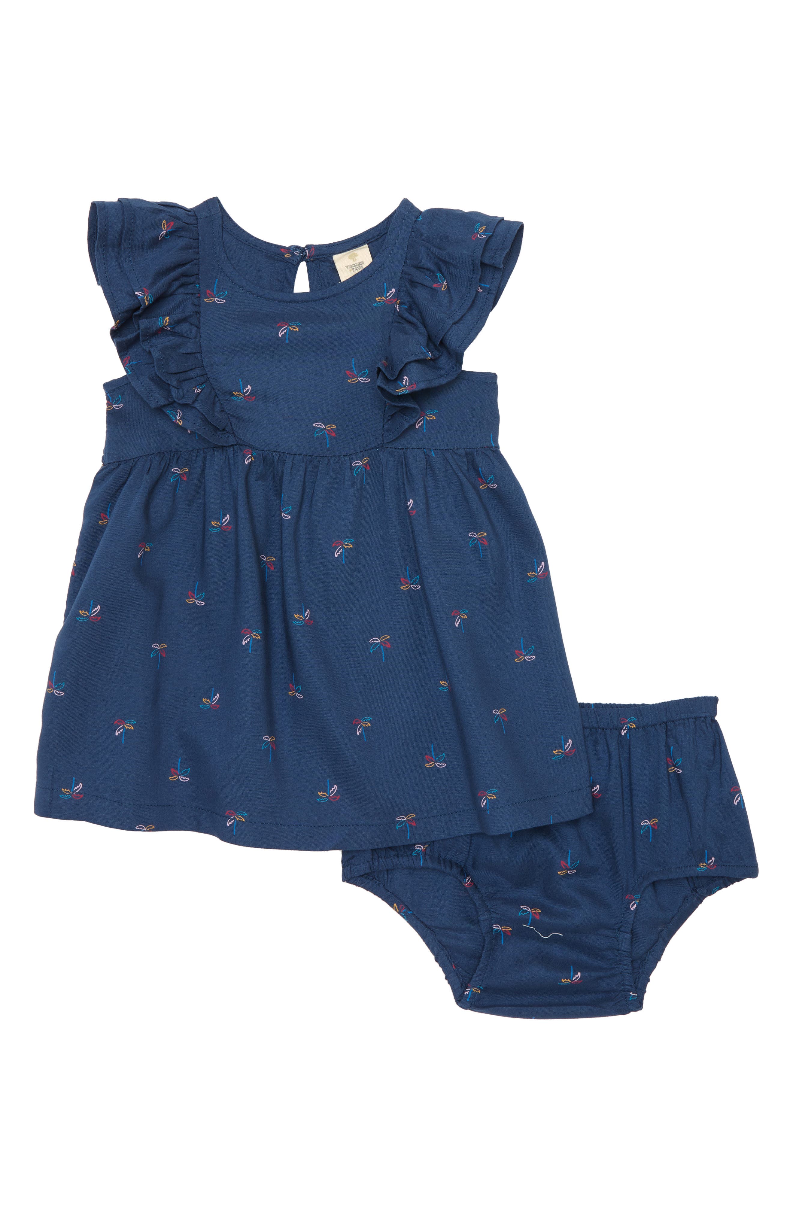 Baby Girls dress NAVY VELVET-Traditional Style Bow Detail-3-6,6-12,12-18-SWEET!!